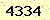請輸入此驗證碼 : 4334