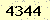 請輸入此驗證碼 : 4344