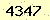 請輸入此驗證碼 : 4347