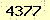 請輸入此驗證碼 : 4377