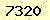 請輸入此驗證碼 : 7320