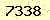 請輸入此驗證碼 : 7338