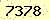 請輸入此驗證碼 : 7378