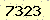 請輸入此驗證碼 : 7323