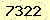 請輸入此驗證碼 : 7322