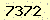 請輸入此驗證碼 : 7372