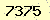 請輸入此驗證碼 : 7375