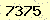 請輸入此驗證碼 : 7375