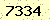 請輸入此驗證碼 : 7334