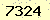請輸入此驗證碼 : 7324