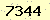 請輸入此驗證碼 : 7344