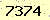 請輸入此驗證碼 : 7374