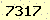 請輸入此驗證碼 : 7317