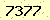 請輸入此驗證碼 : 7377
