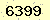 請輸入此驗證碼 : 6399