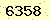 請輸入此驗證碼 : 6358
