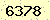 請輸入此驗證碼 : 6378