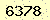 請輸入此驗證碼 : 6378