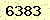 請輸入此驗證碼 : 6383
