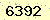 請輸入此驗證碼 : 6392