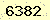 請輸入此驗證碼 : 6382