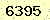 請輸入此驗證碼 : 6395