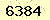 請輸入此驗證碼 : 6384
