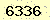 請輸入此驗證碼 : 6336