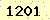 請輸入此驗證碼 : 1201
