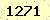 請輸入此驗證碼 : 1271