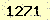 請輸入此驗證碼 : 1271