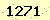 請輸入此驗證碼 : 1271