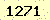 請輸入此驗證碼 : 1271