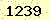 請輸入此驗證碼 : 1239