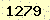 請輸入此驗證碼 : 1279