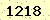 請輸入此驗證碼 : 1218