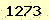 請輸入此驗證碼 : 1273