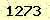請輸入此驗證碼 : 1273