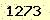 請輸入此驗證碼 : 1273