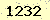 請輸入此驗證碼 : 1232