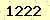 請輸入此驗證碼 : 1222