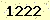 請輸入此驗證碼 : 1222