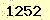 請輸入此驗證碼 : 1252