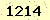 請輸入此驗證碼 : 1214