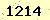 請輸入此驗證碼 : 1214