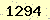 請輸入此驗證碼 : 1294