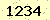 請輸入此驗證碼 : 1234
