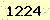 請輸入此驗證碼 : 1224