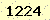 請輸入此驗證碼 : 1224