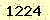 請輸入此驗證碼 : 1224